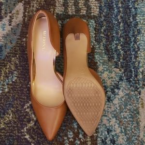 Merona Shoes - Merona (Target) Cognac Pointed Toe Heels 8 Merona Shoes - Merona (Target) Cognac Pointed Toe Heels 8